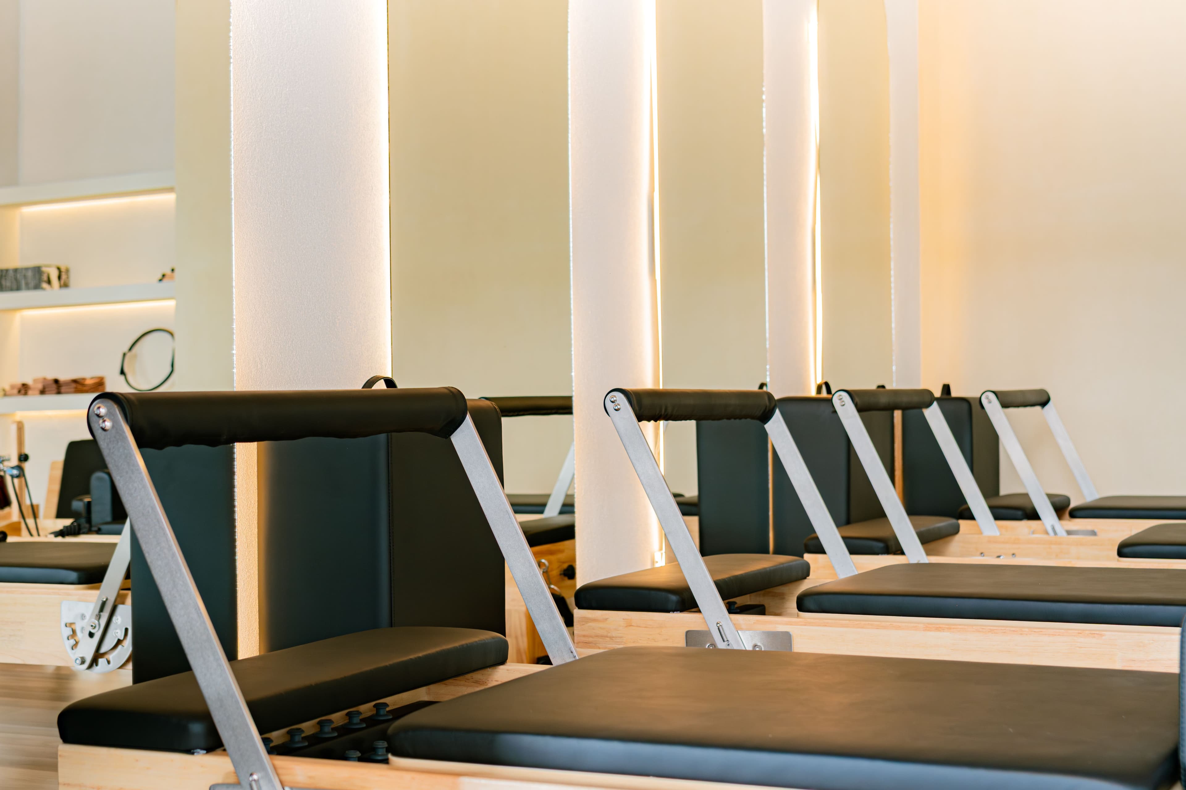 Séance de Pilates sur Reformer
